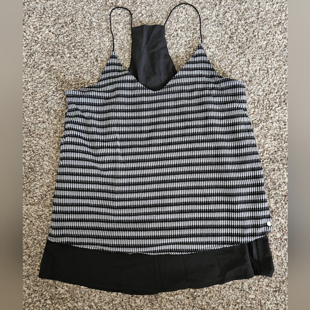 Layered Summer Top by ORB.  Measurements below. No size tag